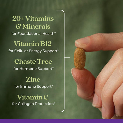 New Chapter Women's Multivitamin 40 Plus - Energy, Healthy Aging + Immune Support - 72 Count