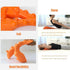 Trapezius Trigger Point Massager, Neck Back Pressure Point Reliever, Tension Headache Relief Tool (Orange)