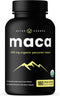 NutraChamps USDA Organic Maca Root Capsules - 2100mg, 180 Capsules, Black, Red & Yellow Peruvian Gelatinized