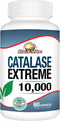 Rise-N-Shine Catalase Extreme Supplement 10,000 - 60 Capsules with Saw Palmetto, Biotin, Fo-Ti, PABA