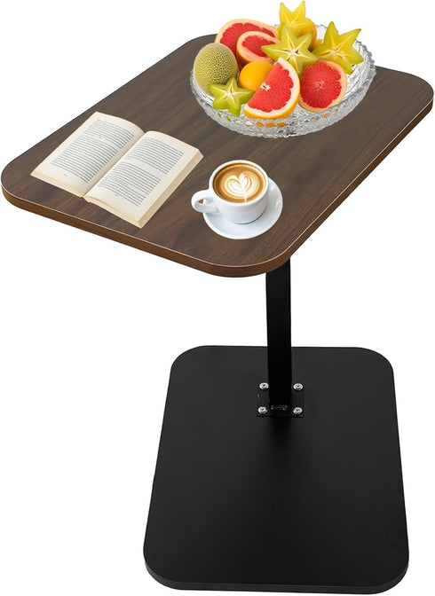 TV Tray Side Table, Adjustable Couch Table and Sofa Table, Overbed Snack