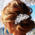 Yean Decorative Bride Wedding Hair Combs - Rhinestones Bridal Hair Accessories for Bridesmaids (Silver)