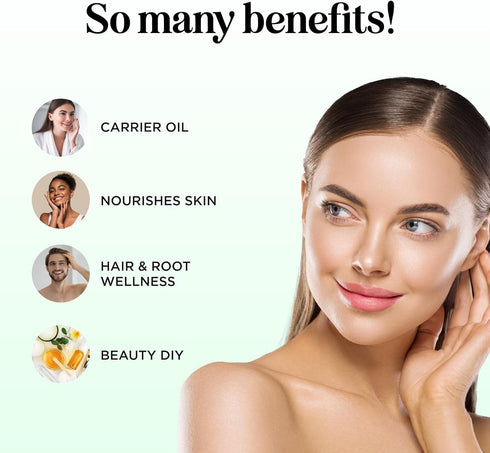 Avocado Oil for Hair and Skin - 100% Pure for Skin Care, Dry Hair Treatment, and Facial Moisturizer (4 Fl Oz)