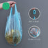 100 Pcs Kitchen Garbage Bags, 4 Gallon Blue 45x60Cm Trash Bags with Handles for Bathroom, Small Trash Bags, Contractor