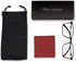 MARE AZZURO Reading Glasses Men Stylish Readers, Various Strengths (Transparent 100)