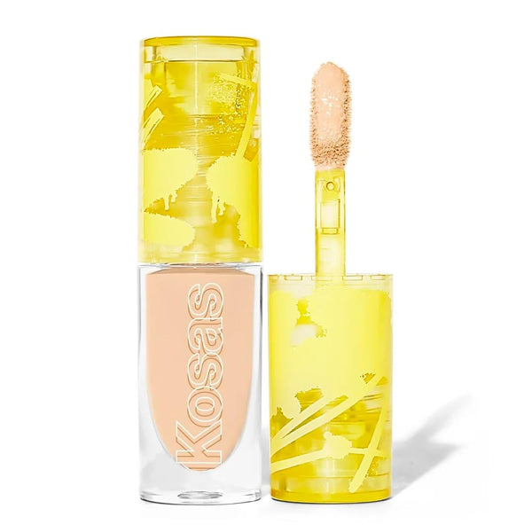 Kosas Mini Revealer Concealer - Medium Coverage Makeup for Dark Circles and Blemishes (Tone 04)