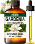 Set Set 2X 4 Oz Gardenia Essential Oil for Diffuse & Rose Otto Essential Oil for Diffuser - Aromatherapy Grade