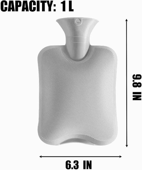 Winatehr (1 Rubber hot Water Bottle Cute Plush Bear with Soft Cover, Warm Compress Menstrual crampbest Period Pain