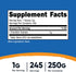 Nutricost L-Carnitine Tartrate Powder (250 Grams) - 1 Gram per Serving, 245 Servings