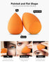 InnoGear Makeup Sponge, 10 Pcs Blender Set, Beauty Cosmetic Foundation Applicator Puff, Multi Colored