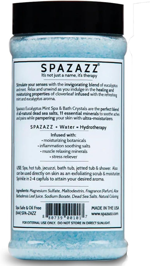 Spazazz Eucalyptus Mint Spa and Bath Crystals