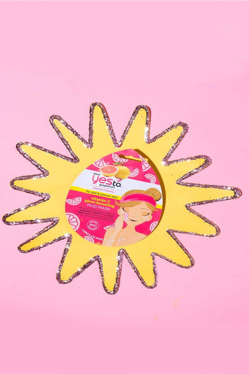 Yes To Grapefruit Brightening Mask - Detoxifying & Balancing for Smooth Radiant Skin with Antioxidants