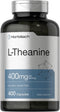 Horbaach L-Theanine 400mg, 400 Capsules | High Potency Non-GMO & Gluten Free Supplement