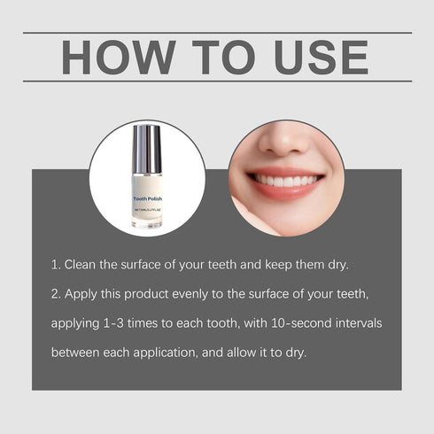 Weslaplus 2pcs SmileFitPro Tooth Paint, Tooth Polish, Natural Teeth Whitening Paint, Portable Gentle Teeth Whitening