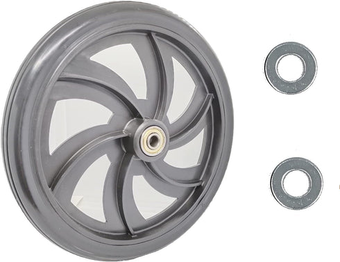 Replacement Wheel for Rollator Model 10257, 7.5" Black Wheels for Walker Rollator