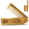 Striking Viking Folding Wooden Comb for Men - Sandalwood Mustache & Beard Grooming Comb