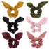 Jaciya Satin Silk Scrunchies - Women's Hair Ties for Ponytails, Thick Hair, No Damage