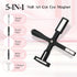 MIZHSE Nail Magnet Tool: 5 in 1 Magnetic for Cat Eye Nails, Multi-Function Magnet Stick 3D Magnetic Cat Eye Gel Polish, Nail Art Cat Eye Magnet Stick Nail Design Tools for Nail Salon Home DIY