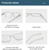 BLUELESS Vintage Eyeglasses for Men & Women (Transparent, +0.00)