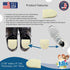 YJ64-6063, 1/4" (8 Pack) Dr. Jill's Foot Pads, Latex Free, Heel Pad Skived Felt