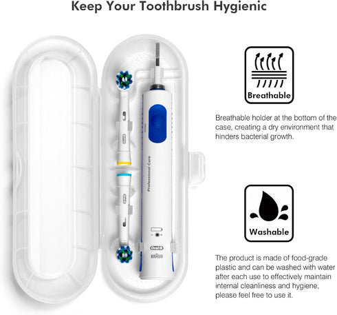 seplouis Electric Toothbrush Case Compatible with Oral B/Oral-B Pro/iO/Philips Sonicare/Demita/Bitvae and most other