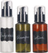 Sookdeo Mini Dispenser, Portable Refillable Bottle with Pump & Lid for Travel, 10 Pack, 3oz, 100ml (Green)