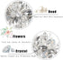 Yean Wedding Hair Comb - Silver Rhinestones Opal Crystal Vintage Bridal Hair Clips Accessories for Brides and