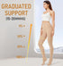 Men,15-20 mmHg NURCOM Medical Compression Pantyhose for Women & Graduated Support Tights, Opaque Closed Toe Waist High