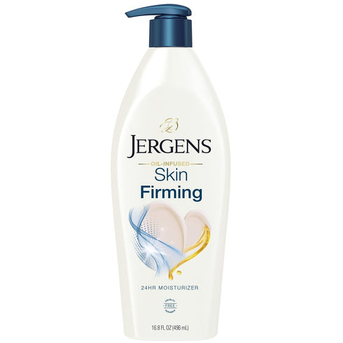 Jergens Skin Firming Body Lotion 16.8 oz for Dry to Extra Dry Skin with Collagen and Elastin