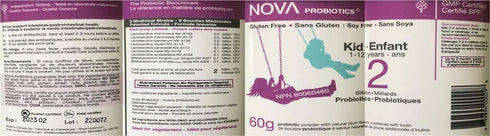 Kid 1-12 Years Probiotic - 2 Billion, 60g