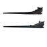 Marycrafts Owl Horn Hair Stick, Hairstick, Hair Pin, Hairpin, Hair Accessories, Handmade (Set 2Pcs. Black)