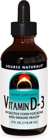 Source Naturals Vitamin D-3 Liquid Drops 2000 IU, Supports Bone & Immune Health, 4 Fluid oz