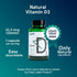 Puori Vitamin D3 with Organic Coconut Oil - 120 x 2500 IU - for Healthy Muscle Function, Bone Health, Immune Support and Calcium Uptake- Non-GMO and Gluten Free - For Children and Adults