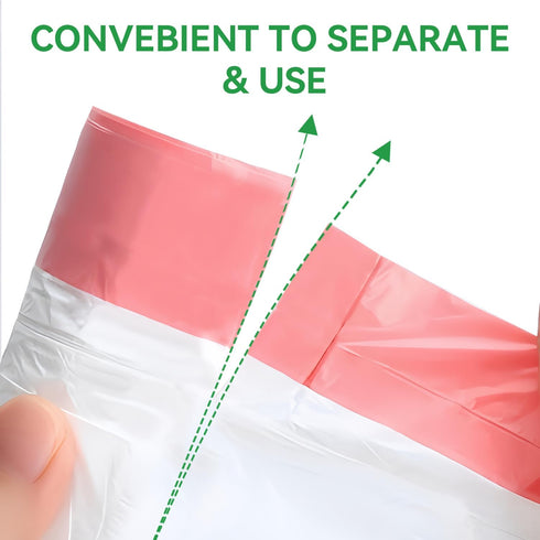 10 Gallon Drawstring Trash Bags, Pack of 26, Unscented, 1.58Mil Thickness, 60x71cm, White