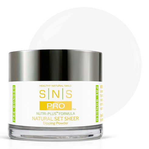 SNS Nail Dip Powder - Gelous Color Dipping Powder, Natural Set Sheer (Natural/Nudes, Sheer), 2 Oz