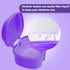 Denture Soaking Cup, Dental Retainer Case Cleaning with Strainer Basket, Orthodontic Bath Box, Mouthguard Storage