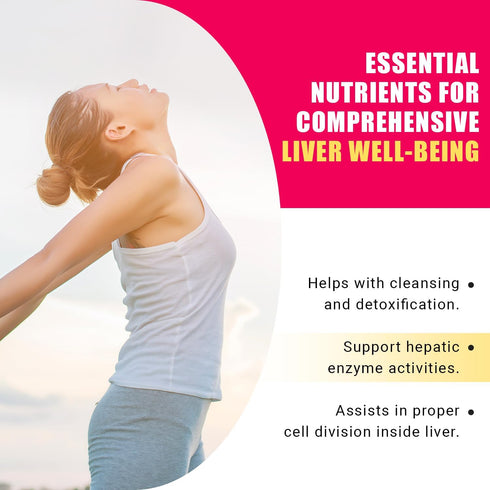 Ancient Bliss Liver Love - 60 Capsules, Natural Milk Thistle Liver Detox and Health Cleanse Supplement