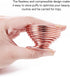 LanMa Beauty Sponge Blender Holder, (2 Pack Rose Gold) Makeup Sponge Drying Stand Storage Egg Powder Puff Display Stand