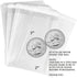 100 Bags - 2" x 3" Crystal Clear Protective Closure Bags with Self Adhesive Flap, Resealable