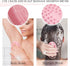 Silicone Body Scrubber, 2 Pcs Exfoliating Shower Scrubber, 2 in 1 Silicone Brush for All Skin Men Women Kids
