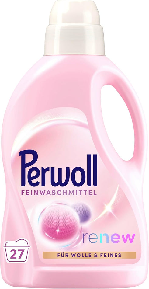 Perwoll Wool & Delicates Detergent (1 x 27 Wash Loads) | Detergent for