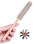 Small Round Brush for Short Hair, 1 Inch Mini Quiff Roller for Women and Men, Best for Styling, Lifting, Curling - Off