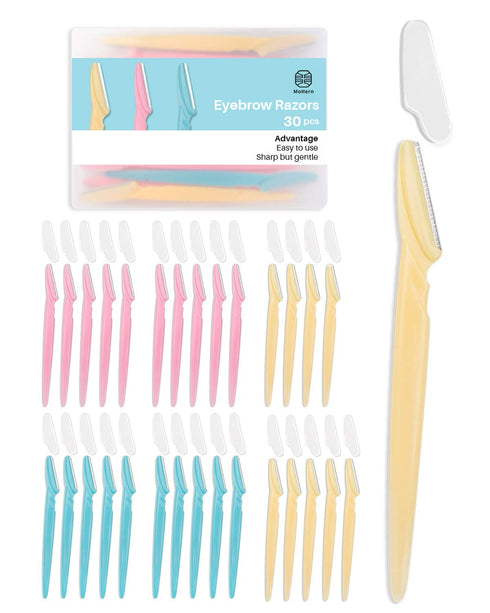 Dermaplaning Tool for Face, 30 Pcs Multi-color Dermaplane Razors for Women and Men