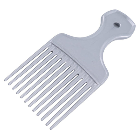 1Pc Grey Salon-Style Hair Pick and Barber Comb - Pick Comb for Curly Hair and Parting Comb Hair Care Comb for Thick Hair Quality Barber Supplies, Hair Care