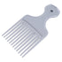 1Pc Grey Salon-Style Hair Pick and Barber Comb - Pick Comb for Curly Hair and Parting Comb Hair Care Comb for Thick Hair Quality Barber Supplies, Hair Care