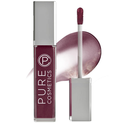 Pure Cosmetics Pure Illumination Lip Gloss (Passion) - LED-lit Applicator, Non-Sticky, Moisturizing & Hydrating