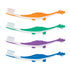 Practicon SmileGoods Y301 Dinosaur Child Toothbrush, Soft Bristle, Individually Packaged, Assorted Colors Bulk Pack