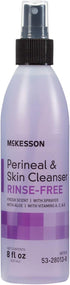 McKesson Perineal Skin Cleanser with Aloe, 8 oz Rinse-Free Body Wash for Incontinence Care