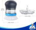 Set, 1 Set MR.SIGA Soap Dispensing Palm Brush Storage Kitchen Brush with Holder for Pot Pan Sink Cleaning