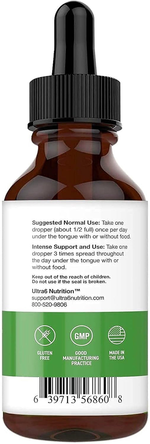Probiotics for Women, Men, and Kids, 20 Strain Liquid Supplement for Digestive & Gut Health